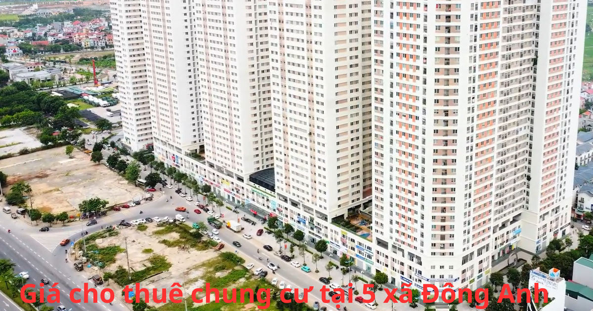 Giá cho thuê chung cư tại xã Đông Anh, Thư Lâm, Phúc Thịnh, Thiên Lộc