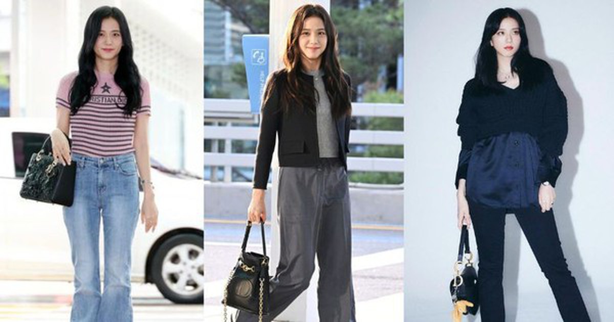 Cao 1m62 và thường xuyên đi giày bệt, Jisoo mặc 4 kiểu quần dài này để ...