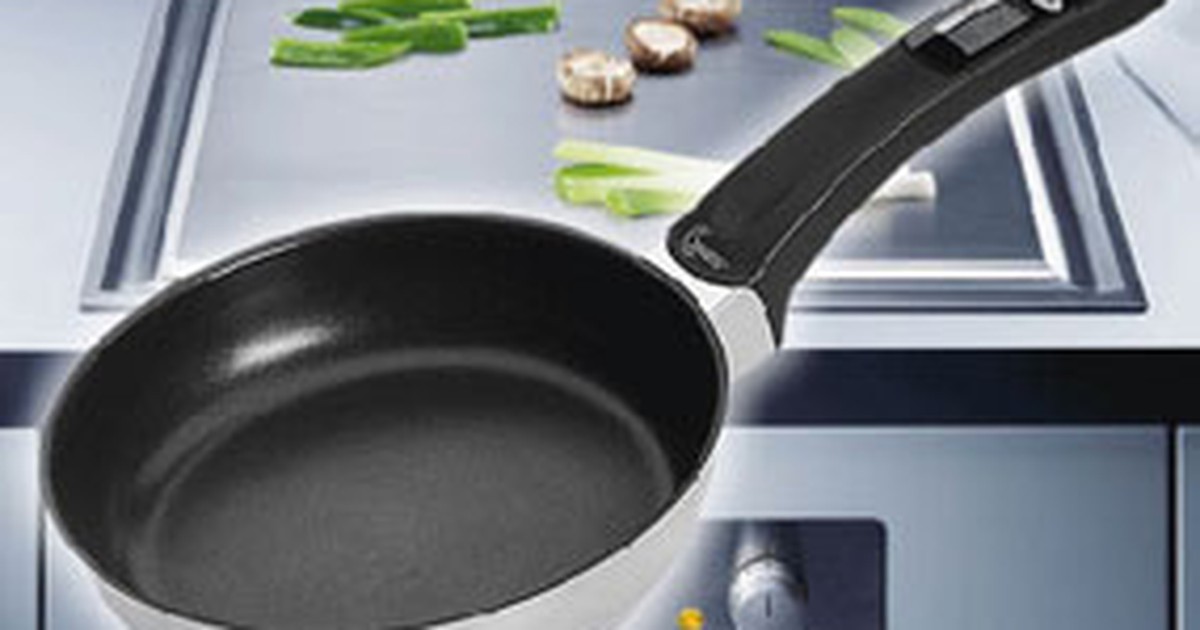 Chảo rán đặc biệt với bộ phận cảm biến nhiệt