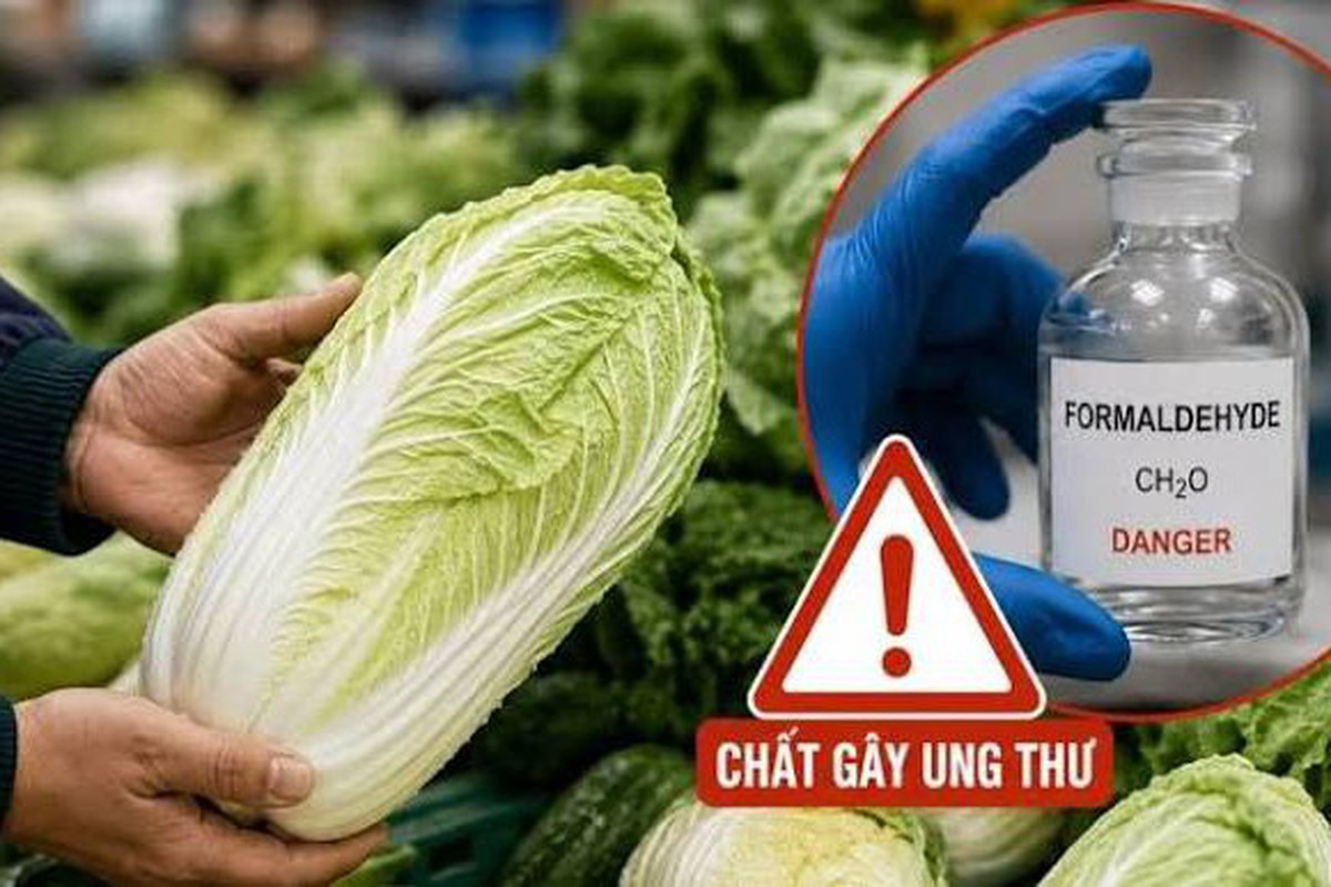 Bác sĩ chỉ 3 cách nhận biết cải thảo nghi bị ngâm formaldehyde, đi chợ nên biết để tránh mua nhầm