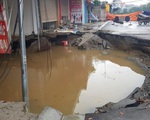 Sau trận mưa lớn, “hố tử thần” ở Hà Nội tiếp tục lan rộng