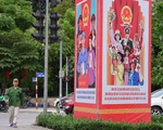 Đường phố Hà Nội rực rỡ pano, áp phích cổ động ngày bầu cử