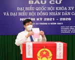Bộ trưởng Bộ Y tế Nguyễn Thanh Long tham gia bỏ phiếu bầu cử đại biểu Quốc hội và HĐND các cấp