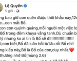 Lệ Quyên bất ngờ nhắc tới bố lúc 2h sáng, tâm sự hiếm hoi về đấng sinh thành đã mất khiến netizen xúc động