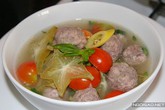 Chua thanh canh khế nấu bò viên Chua thanh canh khế nấu bò viên
