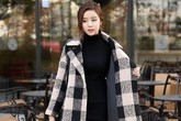 Mix áo dạ caro cổ điển duyên dáng cho nàng Mix áo dạ caro cổ điển duyên dáng cho nàng