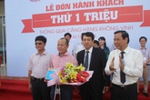 Sân bay Vinh đón hành khách thứ 1 triệu Sân bay Vinh đón hành khách thứ 1 triệu