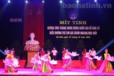 Hà Tĩnh: Mít tinh hưởng ứng Tháng hành động Quốc gia về Dân số Hà Tĩnh: Mít tinh hưởng ứng Tháng hành động Quốc gia về Dân số