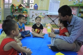 Thầy giáo mầm non 'độc nhất vô nhị' ở Hòa Bình Thầy giáo mầm non 'độc nhất vô nhị' ở Hòa Bình