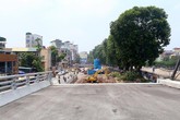Tạm dừng thi công cầu vượt Cầu Giấy để điều tra tai nạn Tạm dừng thi công cầu vượt Cầu Giấy để điều tra tai nạn
