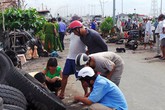 Bình khí đá nổ như bom, 3 người miền Tây thiệt mạng Bình khí đá nổ như bom, 3 người miền Tây thiệt mạng