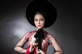 Linh Nga khoe da trắng với áo dài lưới mỏng Linh Nga khoe da trắng với áo dài lưới mỏng