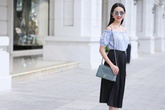 Phan Thị Mơ phối đồ hiệu xuống phố Phan Thị Mơ phối đồ hiệu xuống phố
