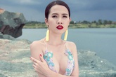 Phan Thị Mơ khoe vòng một sexy với váy trễ cổ sâu Phan Thị Mơ khoe vòng một sexy với váy trễ cổ sâu
