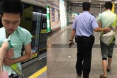Cái kết đắng lòng cho kẻ biến thái sờ soạng ngực người phụ nữ tại ga tàu điện ngầm Cái kết đắng lòng cho kẻ biến thái sờ soạng ngực người phụ nữ tại ga tàu điện ngầm