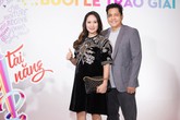 Thanh Thúy bế bụng bầu 6 tháng đi chấm thi cùng ông xã Thanh Thúy bế bụng bầu 6 tháng đi chấm thi cùng ông xã