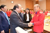 Thủ tướng gặp mặt đội tuyển Bóng đá Việt Nam, Quang Hải được nhận phần thưởng cao quý Thủ tướng gặp mặt đội tuyển Bóng đá Việt Nam, Quang Hải được nhận phần thưởng cao quý