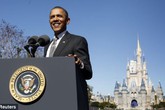 Obama tiết lộ lý do bị đuổi khỏi Disneyland Obama tiết lộ lý do bị đuổi khỏi Disneyland