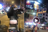 Đi xe máy ban đêm mặc quần quá mỏng để lộ cả nội y, cô gái xinh đẹp khiến dân mạng nóng mắt Đi xe máy ban đêm mặc quần quá mỏng để lộ cả nội y, cô gái xinh đẹp khiến dân mạng nóng mắt
