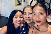 Mẹ đẻ sang Singapore thăm vợ chồng Bằng Lăng Mẹ đẻ sang Singapore thăm vợ chồng Bằng Lăng