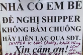 Không muốn shipper bấm chuông, nào ngờ gặp phải giao hàng có tâm để lại lời nhắn “bao hài” Không muốn shipper bấm chuông, nào ngờ gặp phải giao hàng có tâm để lại lời nhắn “bao hài”