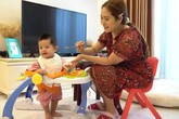 Thanh Thúy không yên tâm Đức Thịnh chăm con Thanh Thúy không yên tâm Đức Thịnh chăm con