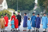 Phong cách khác người đầu xuân của những quý ông của Hà Nội Phong cách khác người đầu xuân của những quý ông của Hà Nội