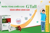 Thực phẩm hỗ trợ tăng chiều cao dạng nước GTall - cho con chiều cao lý tưởng Thực phẩm hỗ trợ tăng chiều cao dạng nước GTall - cho con chiều cao lý tưởng
