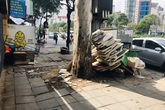 ẢNH: Đá lát vỉa hè Hà Nội "độ bền 70 năm" chỉ 3 năm đã nứt toác ẢNH: Đá lát vỉa hè Hà Nội "độ bền 70 năm" chỉ 3 năm đã nứt toác