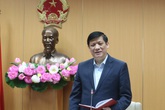 Bộ trưởng Bộ Y tế: "Tốc độ lây nhiễm COVID-19 nhanh hơn cả tốc độ tiêm vaccine" Bộ trưởng Bộ Y tế: "Tốc độ lây nhiễm COVID-19 nhanh hơn cả tốc độ tiêm vaccine"