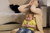 Con gái ốm liên tục vì đi học Con gái ốm liên tục vì đi học