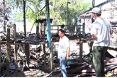 Chập điện gây cháy nhà, một người tử vong Chập điện gây cháy nhà, một người tử vong