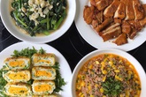 Thực đơn 4 món tươm tất khỏi đau đầu nghĩ đồ ăn cả tuần Thực đơn 4 món tươm tất khỏi đau đầu nghĩ đồ ăn cả tuần