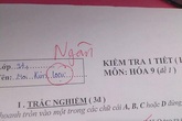 Kiểm tra một tiết môn Hóa nhưng lại quá căng thẳng, nữ sinh viết tên mình còn sai nhưng ý nghĩa mới đầy hài hước Kiểm tra một tiết môn Hóa nhưng lại quá căng thẳng, nữ sinh viết tên mình còn sai nhưng ý nghĩa mới đầy hài hước