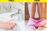 Không rửa tay trước khi... đi vệ sinh, sai lầm nghiêm trọng nhiều người mắc Không rửa tay trước khi... đi vệ sinh, sai lầm nghiêm trọng nhiều người mắc