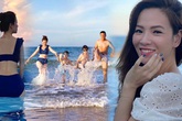 Đan Lê khoe sắc vóc gợi cảm với áo tắm bên Khải Anh và hai con Đan Lê khoe sắc vóc gợi cảm với áo tắm bên Khải Anh và hai con