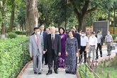 Tổng Bí thư, Chủ tịch nước dâng hương tưởng nhớ Chủ tịch Hồ Chí Minh Tổng Bí thư, Chủ tịch nước dâng hương tưởng nhớ Chủ tịch Hồ Chí Minh