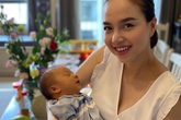 Nhan sắc Đinh Ngọc Diệp sau một tháng sinh con Nhan sắc Đinh Ngọc Diệp sau một tháng sinh con