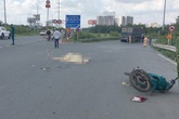 Xe đầu kéo cán tử vong một phụ nữ Xe đầu kéo cán tử vong một phụ nữ