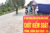 Hải Dương: Xuất hiện ca nghi mắc COVID-19 đầu tiên tại huyện Ninh Giang Hải Dương: Xuất hiện ca nghi mắc COVID-19 đầu tiên tại huyện Ninh Giang