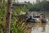 Khẩn trương tìm đại úy cảnh sát mất tích trên sông Hậu Khẩn trương tìm đại úy cảnh sát mất tích trên sông Hậu