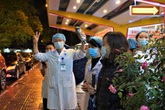 Hình ảnh tháo dỡ phong tỏa Bệnh viện Trẻ em Hải Phòng sau 14 ngày cách ly tại chỗ Hình ảnh tháo dỡ phong tỏa Bệnh viện Trẻ em Hải Phòng sau 14 ngày cách ly tại chỗ
