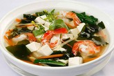 Canh tôm rong biển Canh tôm rong biển