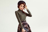Đẹp nhẹ nhàng ngày đông với áo len cổ lọ thấp Đẹp nhẹ nhàng ngày đông với áo len cổ lọ thấp