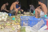 Kinh hoàng chứng kiến thương lái tẩy trắng dừa bằng hóa chất Kinh hoàng chứng kiến thương lái tẩy trắng dừa bằng hóa chất