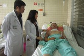 Nối thanh quản đứt lìa do lao vào dây cáp Nối thanh quản đứt lìa do lao vào dây cáp