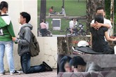 Đỏ mặt giới trẻ vô tư "yêu" chốn đông người Đỏ mặt giới trẻ vô tư "yêu" chốn đông người