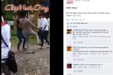 Xôn xao clip nữ sinh đánh nhau trước cửa ủy ban xã Xôn xao clip nữ sinh đánh nhau trước cửa ủy ban xã