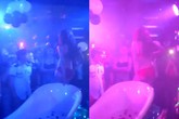 Xôn xao màn tắm sữa "gợi dục" trong quán bar ở Hà Nội Xôn xao màn tắm sữa "gợi dục" trong quán bar ở Hà Nội