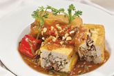 Đậu hũ nhồi xốt me Đậu hũ nhồi xốt me